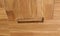 Cupboard drawer with a handle close view photo, wooden eco furniture elements background. Solid wood furniture details