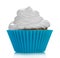 Cupcake with cream