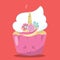 CUPCAKE EMOJI PINK 07