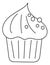 Cupcake For Holiday Coloring Page For Kids To Boost Creativity