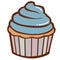 Cupcake Illustration Vector Clipart