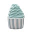 Cupcake isolated on white background