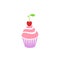 Cupcake. Logo. Sweet dessert