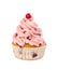 Cupcake with red currant
