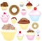 Cupcake selection