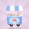 Cupcake shop cart