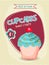 Cupcake Template, Banner, Flyer or Menu Card design.