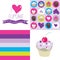 Cupcake vector