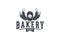 Cupcake and wheat vintage bakery shop logo design inspiration.
