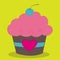 cupcakes cherry heart 03