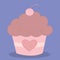 cupcakes cherry heart 04