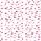 Cupid arrows seamless pattern with hearts on white background. Element for Valentine`s Day.