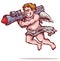 Cupid with bazooka
