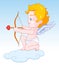 Cupid with Bow and Arrow