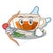 Cupid darjeeling tea isolated in the cartoon