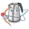 Cupid electric stainless steel kettle on character