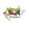 Cupid flag myanmar isolated in the mascot