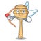 Cupid honey spoon character cartoon