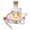 Cupid rose oil stored character the glass