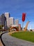 Cupid's Span sculpture in San Francisco Embarcadero