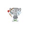 Cupid silver trophy for the second winner