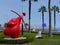 The Cupid statue in Miraflores district, Lima