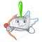 Cupid toilet brush in the character shape