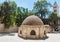 A cupola at the complex  the Coptic Orthodox Patriarchate  The 9th station of the cross in Via Dolorosa at the entree to the