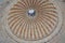 Cupola design from interior of Pantheon National from Alfama district in Lisbon