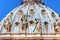 Cupola/Dome of St. Peter`s in Rome.