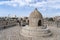 The cupola in the middle of the roof of the Church of Holy Sepulchre, admits light to St Helena s crypt and dome