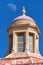 The cupola of St Catherine of Italy church under the moon, Valletta, Malta