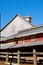 Cupola with a wind vane of a trotting horse