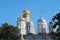 Cupolas of Cathedrals in Moscow Kremlin