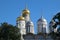 Cupolas of Cathedrals in Moscow Kremlin