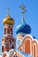 Cupolas of Russian orthodox church