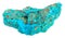 Cupriferous sandstone on blue Chrysocolla gem