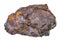 Cuprite and Malachite in Limonite mineral isolated