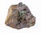 cuprite and malachite in raw limonite stone