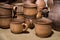 Cups, pots and other ceramic tableware