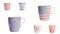 Cups with USA,Canada,European Union,Turkish, Israel ,China flags