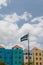 Curacao Flag by Colorful Buildings