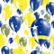 Curacao Independence Day Seamless Pattern.