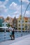 Curacao, Netherlands Antilles View of colorful buildings of downtown Willemstad Curacao Caribbean