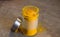 curcuma spice container