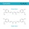 Curcumin. chemical structural formula