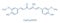 Curcumin turmeric spice molecule. Skeletal formula.