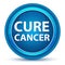 Cure Cancer Eyeball Blue Round Button