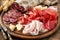 Cured meat platter