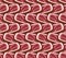 Cured meat slices Pattern seamless . meat delicacy Background